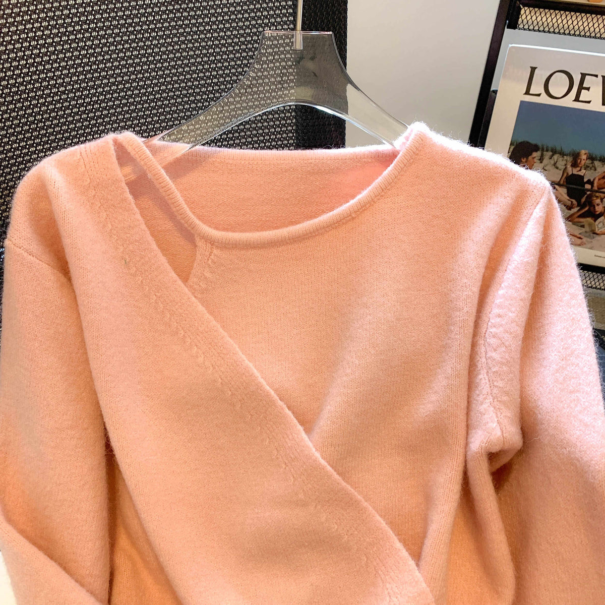 Men's Fake Two-piece Knitted Sweater