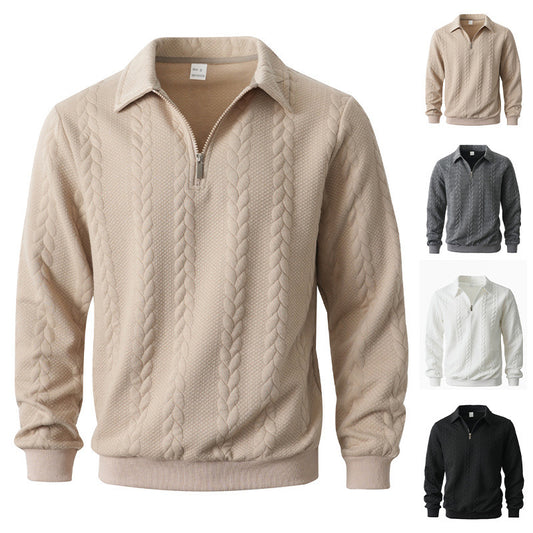 Men's Sporty Half-zip Hoodie