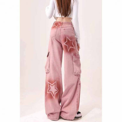 Women's Plus Size Cargo Jeans