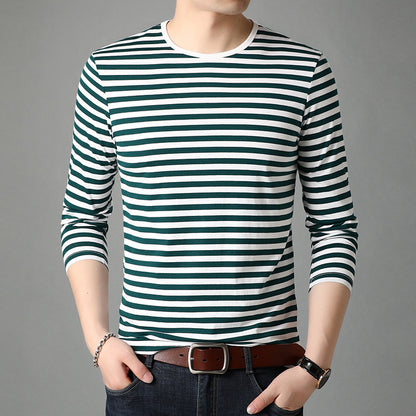 Men's Striped Cotton Top
