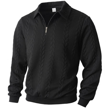 Men's Sporty Half-zip Hoodie