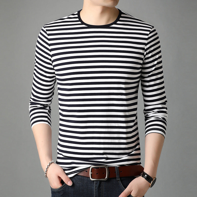 Men's Striped Cotton Top