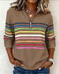 Casual Half-zip Pullover Hoodie