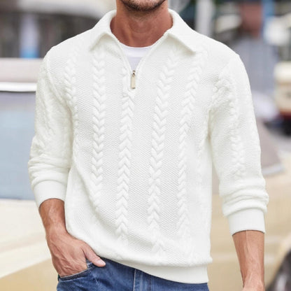 Men's Sporty Half-zip Hoodie