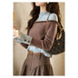 Women's Fake Two Pieces Sweaters