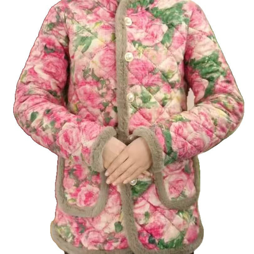 Women's Fleece-lined Warm Coat
