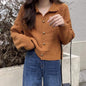 Retro Lapels Sweater Cardigan  