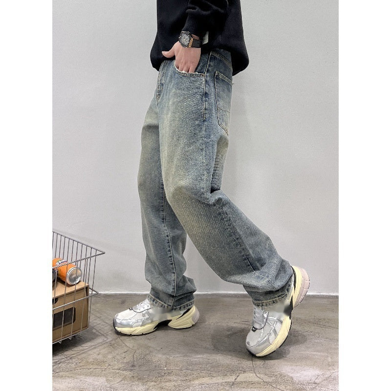 Men's Baggy Straight Jeans