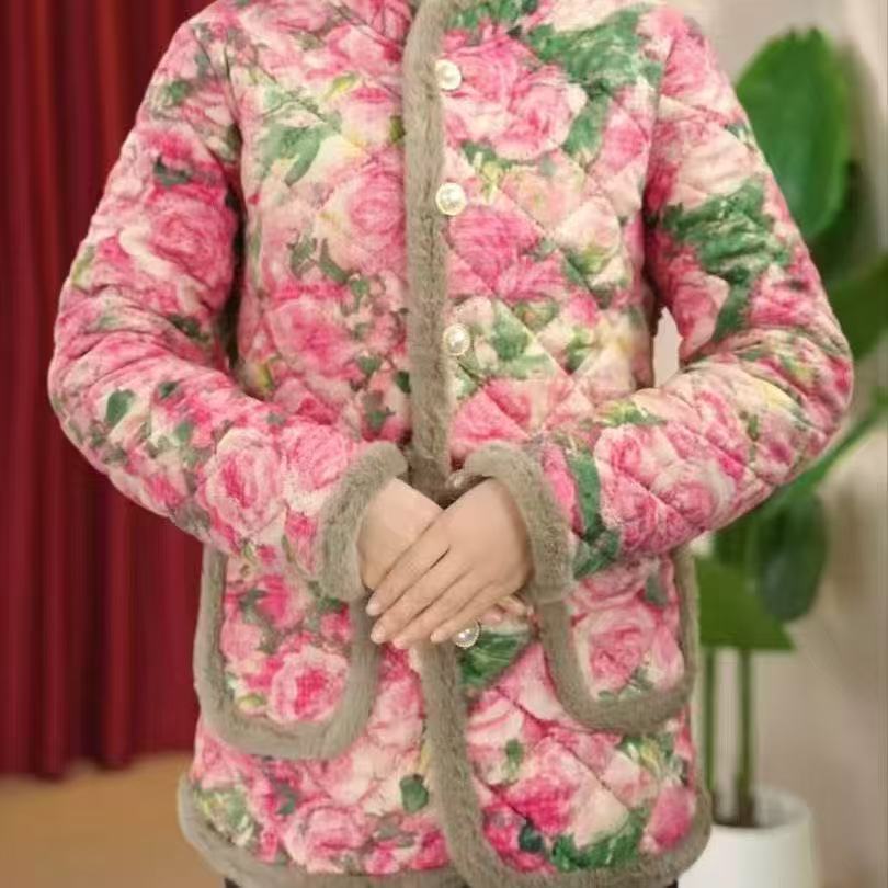 Women's Fleece-lined Warm Coat