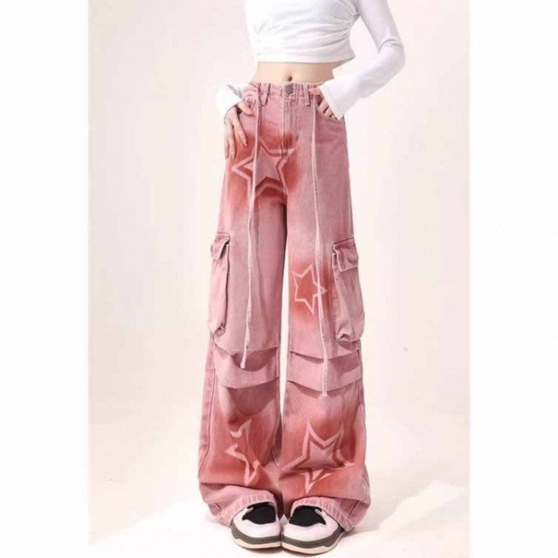 Women's Plus Size Cargo Jeans