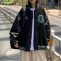 Women's Leather Bomber Jacket