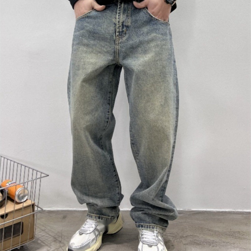Men's Baggy Straight Jeans