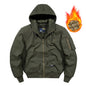 Men's Casual Flight Hooded Jacket