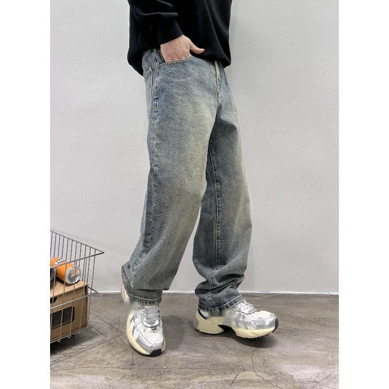 Men's Baggy Straight Jeans