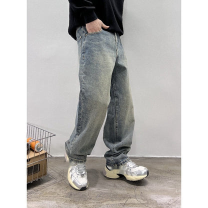 Men's Baggy Straight Jeans