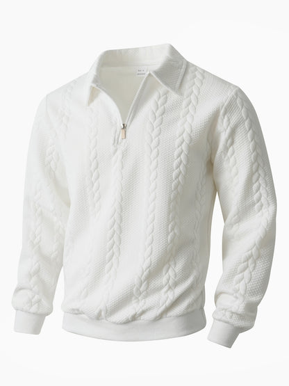 Men's Sporty Half-zip Hoodie