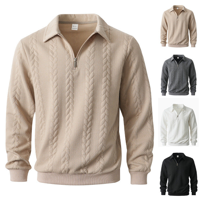 Men's Sporty Half-zip Hoodie