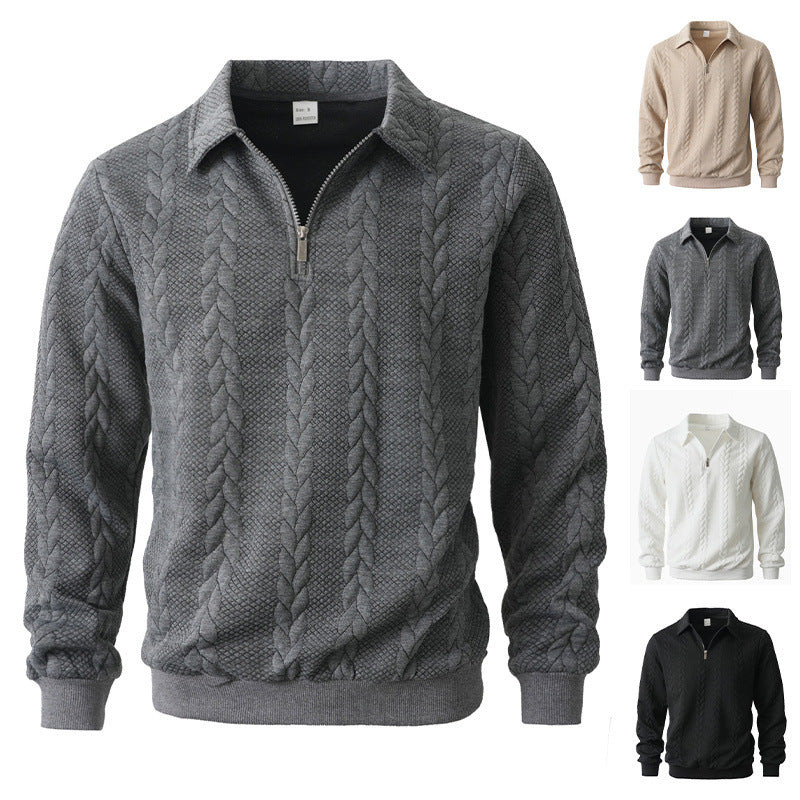 Men's Sporty Half-zip Hoodie