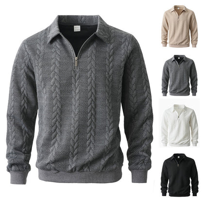 Men's Sporty Half-zip Hoodie